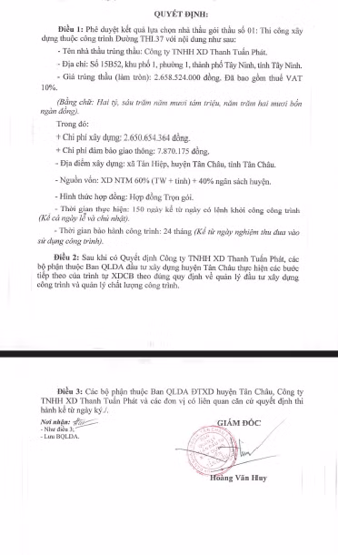 Tay Ninh: Doanh nghiep Thanh Tuan Phat trung goi thau hon 2,6 ty dong-Hinh-2