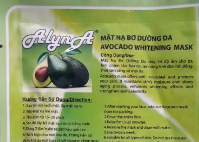 Mặt nạ bơ dưỡng da Alyna bị thu hồi, vẫn được bán tràn lan? - Hình 2 Mat na bo duong da Alyna bi thu hoi, van duoc ban tran lan?-Hinh-2