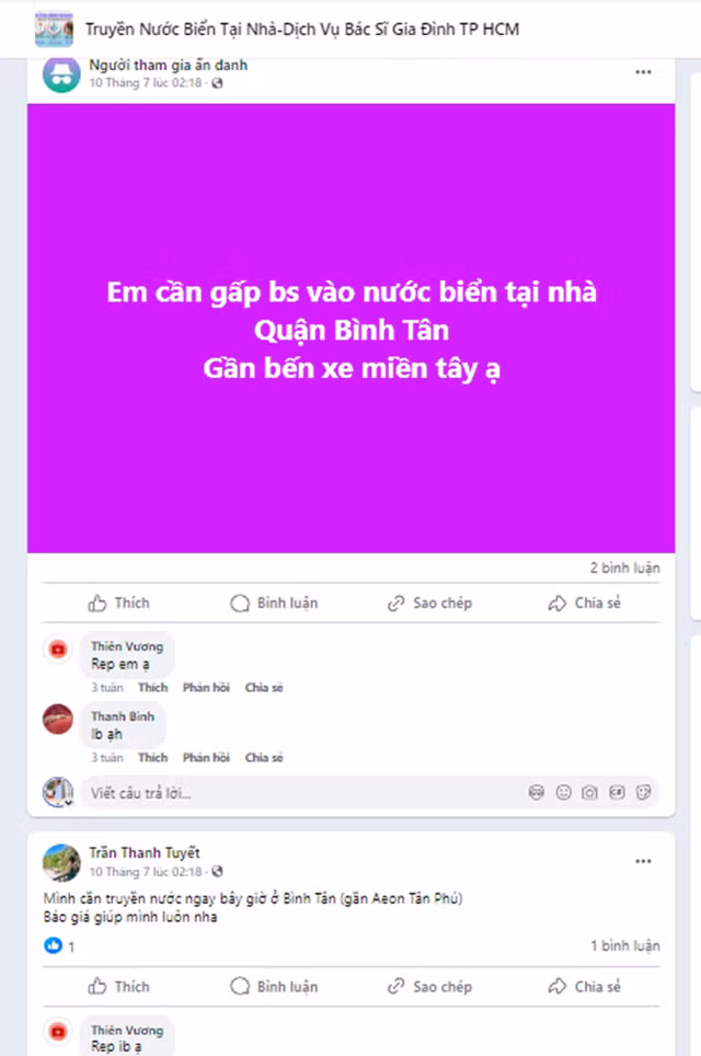 Tự ý tiêm truyền tại nhà, bất chấp nguy hiểm Tu y tiem truyen tai nha, bat chap nguy hiem