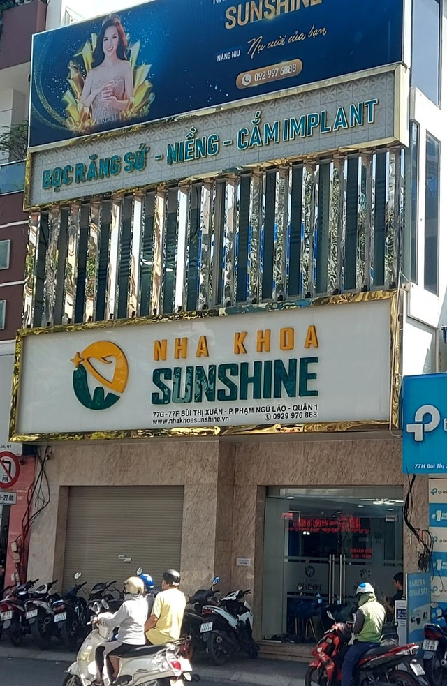 Nha khoa SunShine: Hoat dong 'chui', quang cao khong phep-Hinh-2