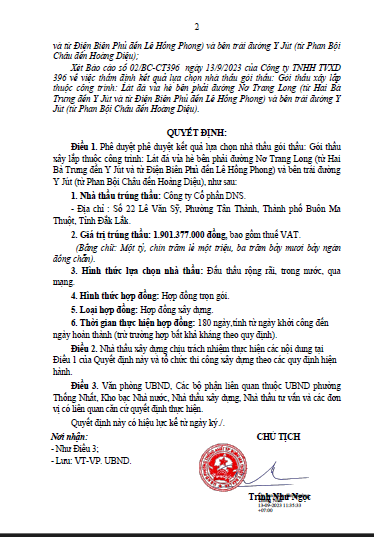 Đắk Lắk: Vì sao Công ty DNS trúng nhiều gói thầu lát đá vỉa hè? - Hình 4 Dak Lak: Vi sao Cong ty DNS trung nhieu goi thau lat da via he?-Hinh-4