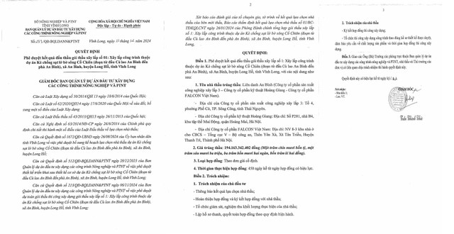 Lien danh An Binh trung goi thau xay lap hon 194 ty tai Vinh Long