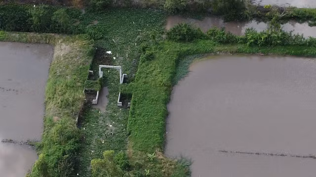 Tan Hiep (Kien Giang): Cong trinh thuy loi hon 700 trieu dong lam xong ... 