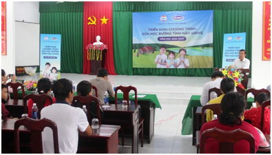 Tỉnh Hậu Giang tiếp tục mở rộng chương trình sữa học đường Tinh Hau Giang tiep tuc mo rong chuong trinh sua hoc duong