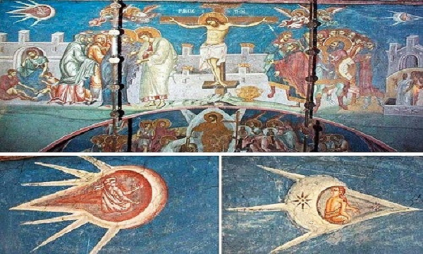 Bí ẩn khó giải UFO xuất hiện trong tranh vẽ từ thời Phục Hưng Bi an kho giai UFO xuat hien trong tranh ve tu thoi Phuc Hung