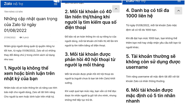 Zalo bắt đầu bản thu phí từ 1/8/2022, hạn chế nhiều tính năng - Hình 2 Zalo bat dau ban thu phi tu 1/8/2022, han che nhieu tinh nang-Hinh-2
