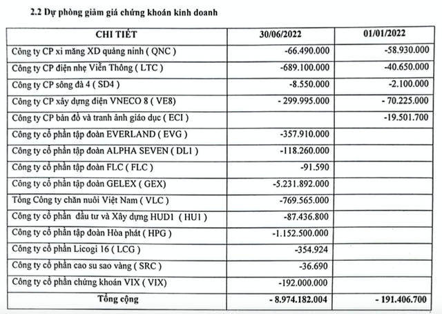 Đầu tư CMC thua lỗ trở lại do dự phòng giảm giá chứng khoán Dau tu CMC thua lo tro lai do du phong giam gia chung khoan