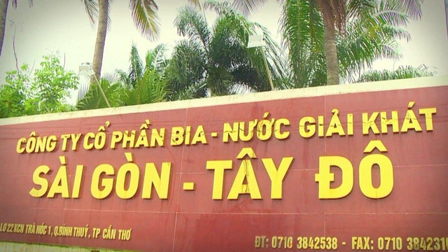 Bia - Nước giải khát Sài Gòn - Tây Đô lãi vỏn vẹn 857 triệu đồng quý 2 Bia - Nuoc giai khat Sai Gon - Tay Do lai von ven 857 trieu dong quy 2