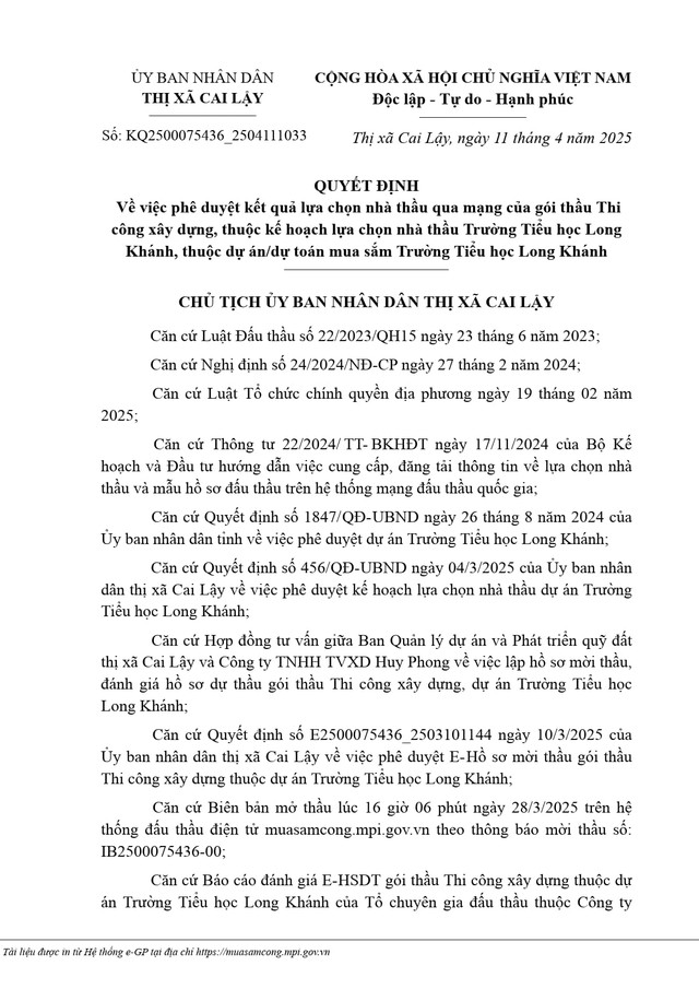 Tiền Giang: Cty Bách Khoa liên tiếp trúng 2 gói thầu gần 60 tỷ - Hình 2 Tien Giang: Cty Bach Khoa lien tiep trung 2 goi thau gan 60 ty-Hinh-2