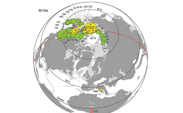 Vì sao Bắc Cực và Nam Cực lệch nhau suốt 84 triệu năm? Vi sao Bac Cuc va Nam Cuc lech nhau suot 84 trieu nam?