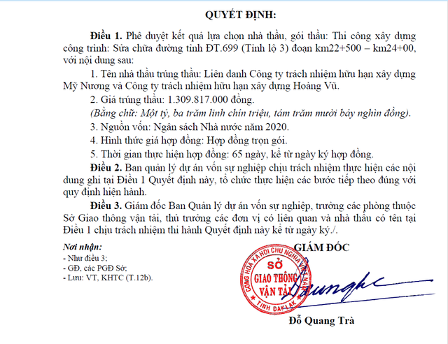 Vi sao Cong ty Hoang Vu trung nhieu goi thau o Dak Lak?