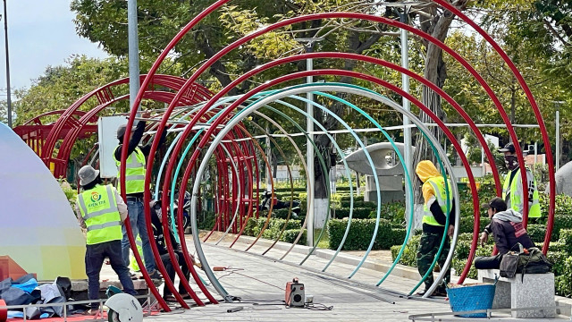 Cty Kiến Trẻ trúng gói thi công Vườn hoa Xuân Ất Tỵ tại Ninh Thuận - Hình 2 Cty Kien Tre trung goi thi cong Vuon hoa Xuan At Ty tai Ninh Thuan-Hinh-2