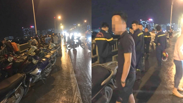 Cô gái để lại thư trên cầu Vĩnh Tuy rồi nhảy sông tự tử Co gai de lai thu tren cau Vinh Tuy roi nhay song tu tu