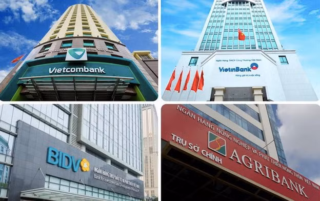 Ket qua kinh doanh day bat ngo cua 'Big4' Agribank, BIDV, Vietcombank va VietinBank
