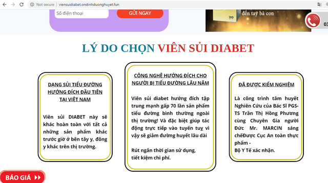 Quảng cáo Viên sủi DiaBet lừa người tiêu dùng thế nào? - Hình 2 Quang cao Vien sui DiaBet lua nguoi tieu dung the nao?-Hinh-2