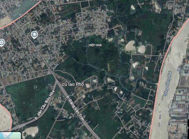 Dofico bi thu hoi 1.300,8 m2 dat tai cu lao Hiep Hoa, TP Bien Hoa