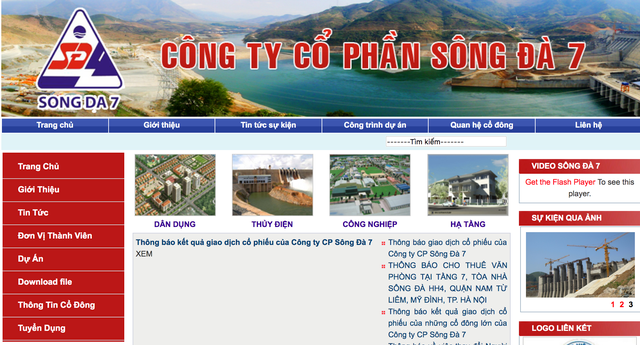 Làm ăn bết bát, Sông Đà 27 bị ngân hàng rao bán loạt tài sản đảm bảo Lam an bet bat, Song Da 27 bi ngan hang rao ban loat tai san dam bao