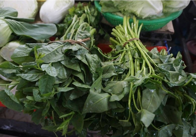 Giá rau xanh ở TP Đà Nẵng tăng chóng mặt sau trận mưa lịch sử Gia rau xanh o TP Da Nang tang chong mat sau tran mua lich su