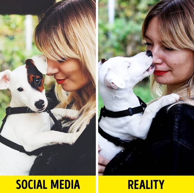 Khác biệt gây sốc giữa ảnh 'đăng phây' và ảnh đời thường - Hình 2 Khac biet gay soc giua anh 'dang phay' va anh doi thuong-Hinh-2