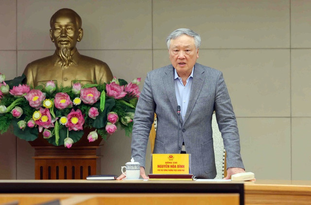 Phó Thủ tướng Nguyễn Hòa Bình đôn đốc giải ngân vốn đầu tư công Pho Thu tuong Nguyen Hoa Binh don doc giai ngan von dau tu cong