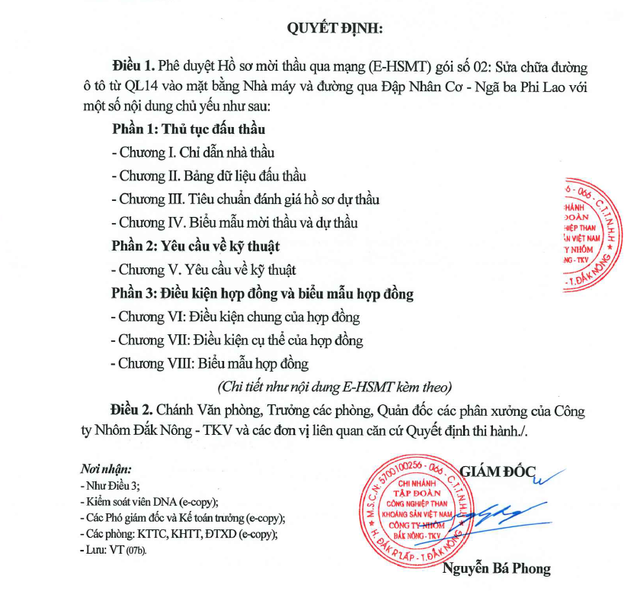 Đắk Nông: Thông báo mời thầu gói thầu xây lắp gần 6 tỷ đồng Dak Nong: Thong bao moi thau goi thau xay lap gan 6 ty dong