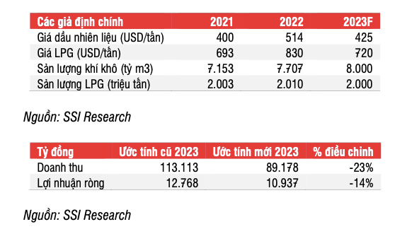 GAS: Lợi nhuận 2023 có thể giảm đáng kể từ mức đỉnh 2022 GAS: Loi nhuan 2023 co the giam dang ke tu muc dinh 2022