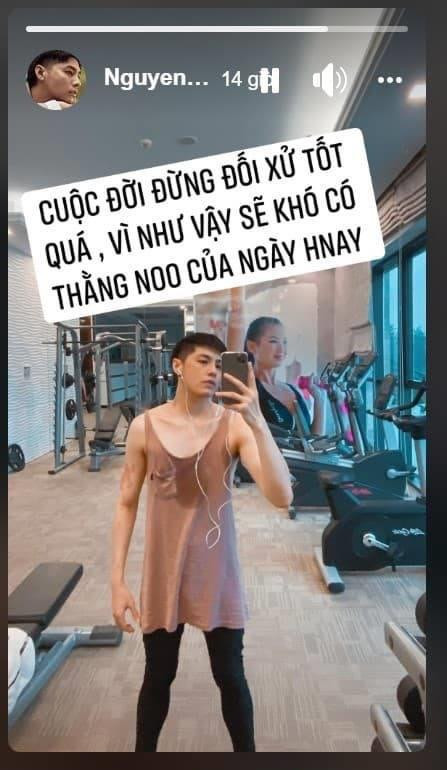 Noo Phước Thịnh bị nghi mượn váy của hoa hậu Mai Phương Thúy đi tập gym Noo Phuoc Thinh bi nghi muon vay cua hoa hau Mai Phuong Thuy di tap gym