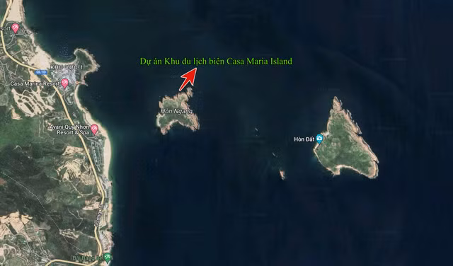 Binh Dinh: Cham dut hoat dong Du an Khu du lich bien Casa Marina Island