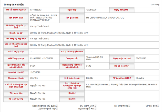Bà chủ bị bắt, hệ thống nhà thuốc Mỹ Châu có bị ảnh hưởng? - Hình 6 Ba chu bi bat, he thong nha thuoc My Chau co bi anh huong?-Hinh-6