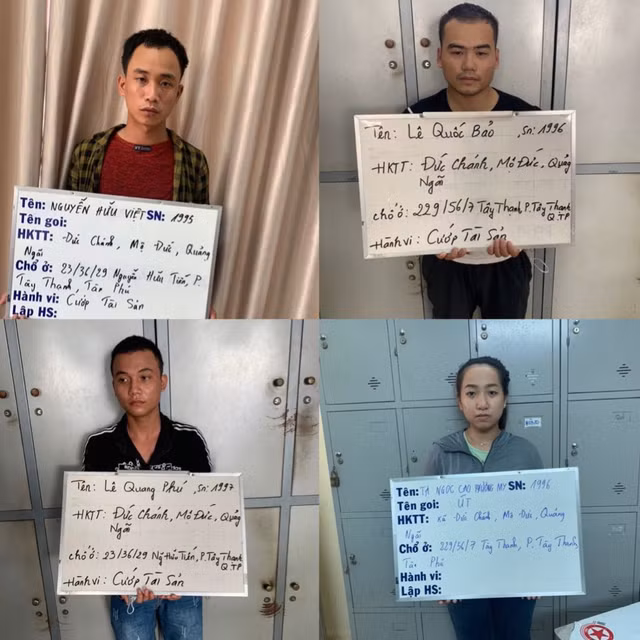 Loi khai cua nhom cuop tien o cua hang Bach Hoa Xanh: Khong co viec lam, no ngan hang