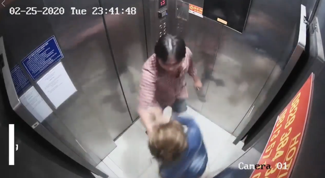 Thanh niên hành hung dã man người yêu trong thang máy bị phạt 2-3 triệu Thanh nien hanh hung da man nguoi yeu trong thang may bi phat 2-3 trieu