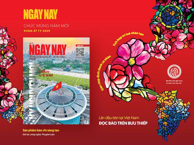 Doc bao Tet tren buu thiep dinh danh, tich hop tri tue nhan tao