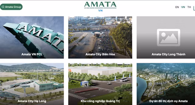 Amata Thai Lan lai lon the nao tu chuoi khu cong nghiep tai Viet Nam?