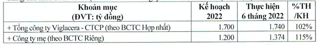 Lãi 6 tháng vượt kế hoạch năm, Viglacera quyết tạm ứng cổ tức 10% và đầu tư vào Dominica Lai 6 thang vuot ke hoach nam, Viglacera quyet tam ung co tuc 10% va dau tu vao Dominica