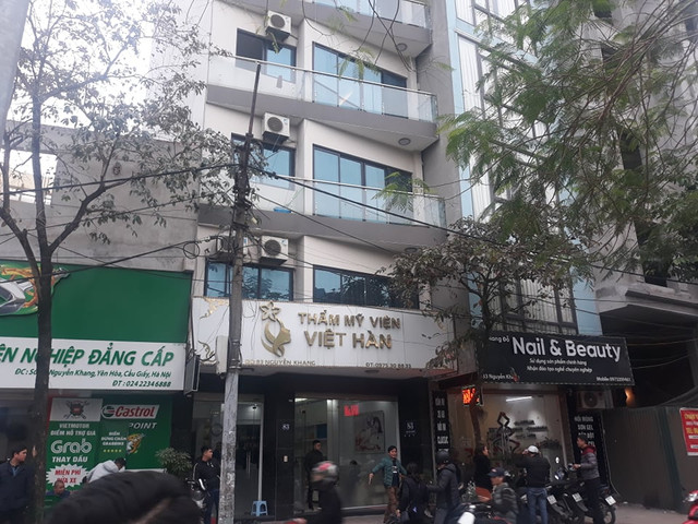 Nam khách hàng tử vong tại Thẩm mỹ viện Việt Hàn là công an Vĩnh Phúc Nam khach hang tu vong tai Tham my vien Viet Han la cong an Vinh Phuc