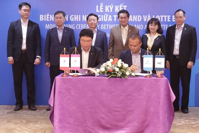Lotte E&C sẽ ‘rót’ 100 triệu USD vào các dự án của TTC Land Lotte E&C se ‘rot’ 100 trieu USD vao cac du an cua TTC Land