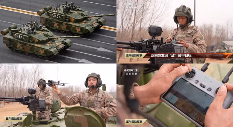 Xe tăng Type 99 và các hoạt động máy bay không người lái liên quan