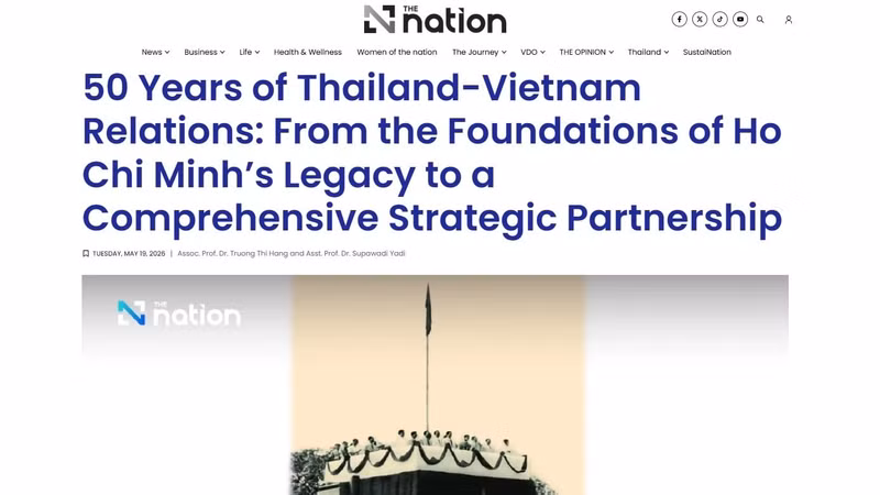 50 năm quan hệ Việt Nam - Thái Lan