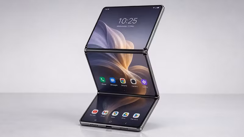 Huawei phát triển điện thoại gập ba chiều dọc kiểu Galaxy Z Flip
