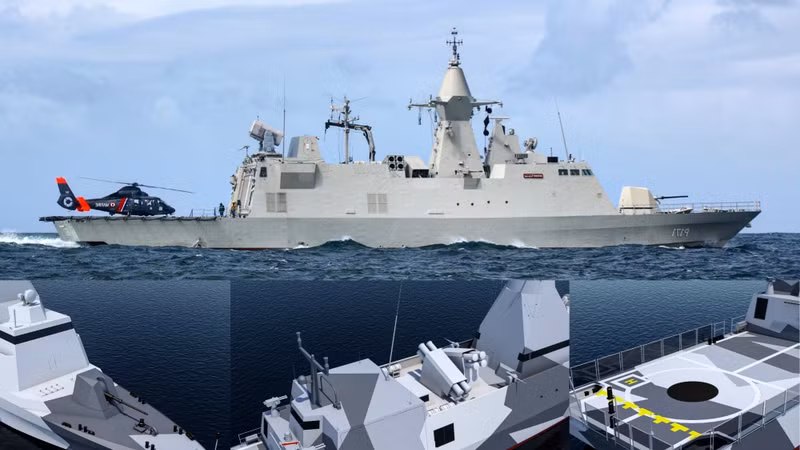 [GALLERY] Cận cảnh tàu hộ vệ tên lửa đầu tiên của Hải quân Angola