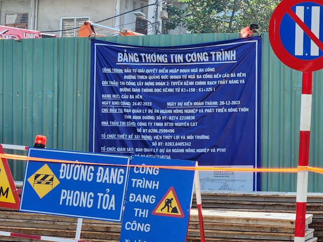 Một công trình do Ban QLDA ngành NN&PTNT tỉnh Bình Dương làm chủ đầu tư, Công ty Nguyên Cát trúng thầu thi công. Ảnh IT. nguyencat-2.jpg