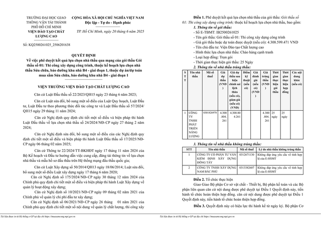Một phần Quyết định số KQ2500261025_2506201638. Nguồn MSC. qdinh-nangluong-2.png