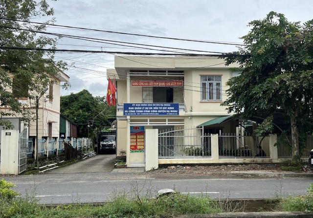 Ban quản lý dự án đầu tư xây dựng và công trình công cộng huyện Đạ Huoai. Ảnh: Báo Thanh tra 671738d412f813ca7e40a489.jpg