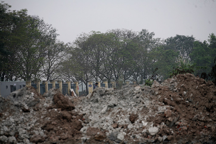 Nhiều khu vực đã được san ủi.