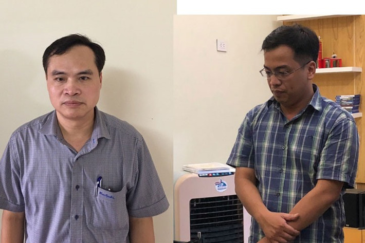 Nguyễn Chí Thành (quyền Vụ trưởng Vụ Tài chính Bộ Giao thông Vận tải- bên trái ảnh), cùng Lê Trung Cường (Chuyên viên Vụ tài Chính Bộ Giao thông vận tải) cùng bị khởi tố vì tội "Vi phạm quy định về quản lý, sử dụng tài sản Nhà nước gây thất thoát, lãng phí" theo Điều 219, Bộ luật Hình sự năm 2015.