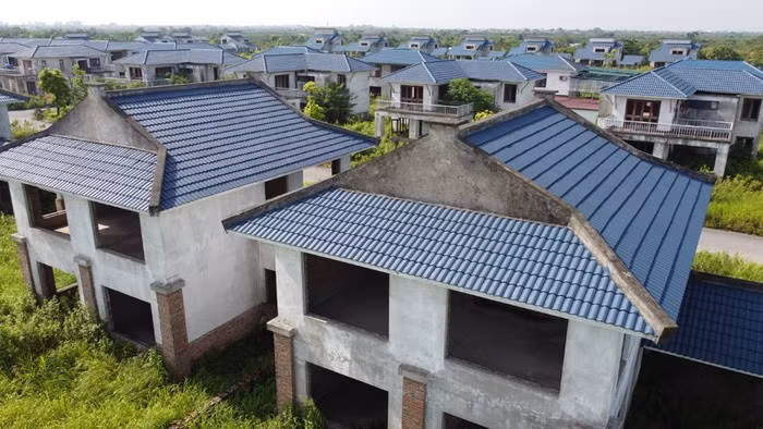 Tại dự án, Công ty Châu Linh đã tiến hành xây dựng 100 căn biệt thự theo lối kiến trúc châu Âu với mỗi lô có diện tích 500m2.