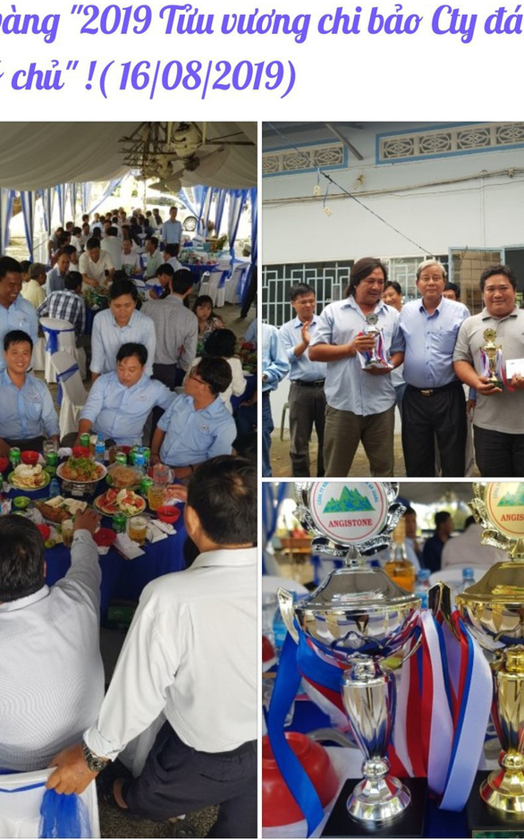 Doanh nghiệp nhà nước ở An Giang tổ chức thi uống rượu giỏi, trao cúp và tiền thưởng Doanh nghiep nha nuoc o An Giang to chuc thi uong ruou gioi, trao cup va tien thuong