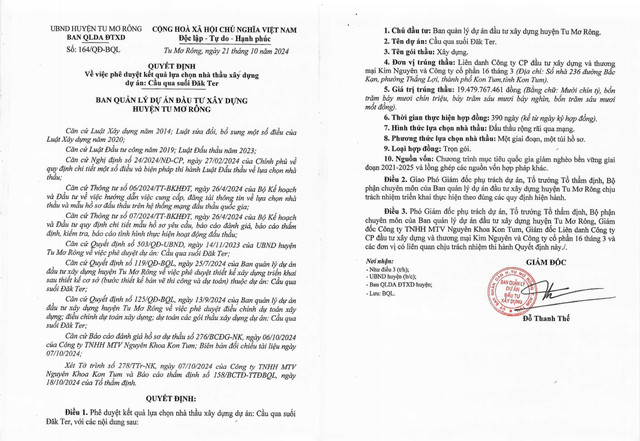Kon Tum: Gói xây lắp hơn 11 tỷ tại Tu Mơ Rông có về tay Phú Gia Thịnh? - Hình 5 Kon Tum: Goi xay lap hon 11 ty tai Tu Mo Rong co ve tay Phu Gia Thinh?-Hinh-5