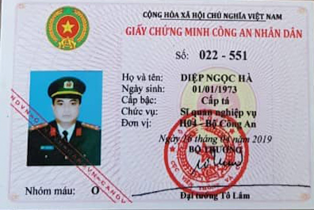 Giả danh phó Cục trưởng của Bộ Công an vào trụ sở công an huyện 'chém gió' - Hình 2 Gia danh pho Cuc truong cua Bo Cong an vao tru so cong an huyen 'chem gio'-Hinh-2