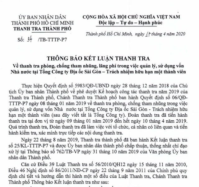 Vì sao Công an khởi tố vụ án tại Tổng công ty Địa ốc Sài Gòn? Vi sao Cong an khoi to vu an tai Tong cong ty Dia oc Sai Gon?